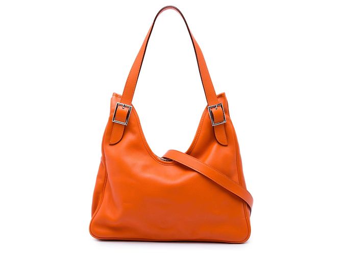 Bolsa Hermès Swift Massai Cut 32 Laranja