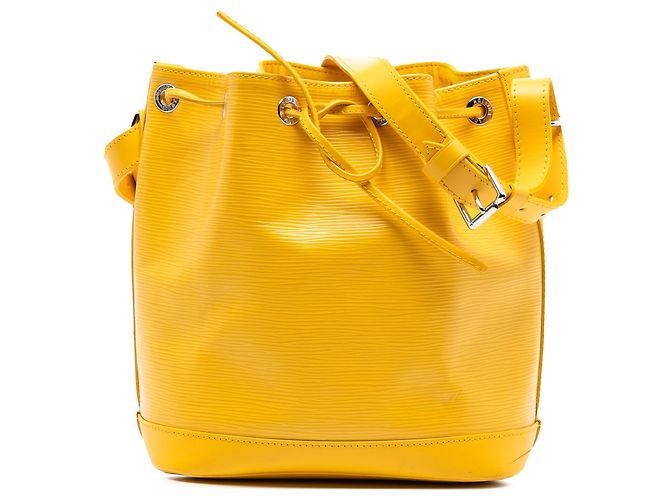 Borsa a secchiello Louis Vuitton Epi Noe BB Gialla Giallo