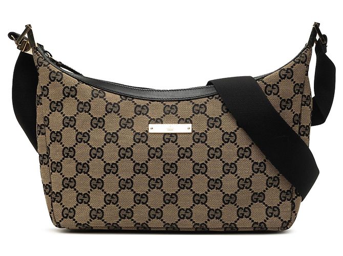 Borsa a tracolla Gucci GG Canvas beige