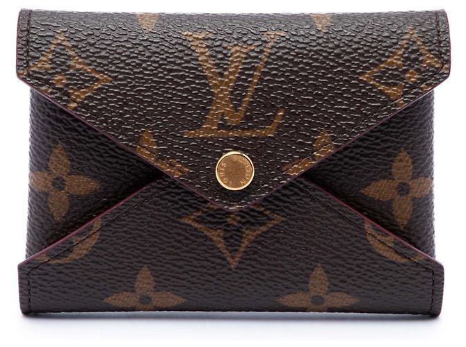 Tarjetero Louis Vuitton Monogram Pochette Kirigami Marrón Castaño