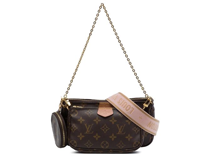 Louis Vuitton Monogram Multi Pochette Accessoires Satchel Tasche Braun