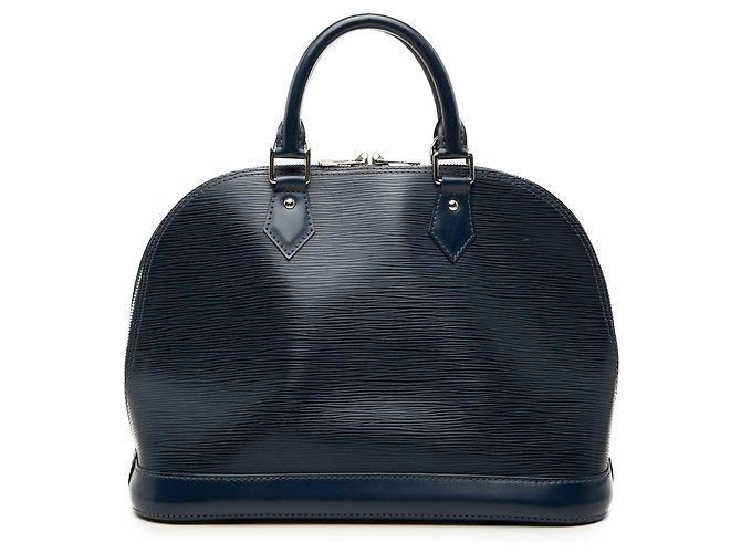 Borsa Louis Vuitton Epi Alma PM Blu