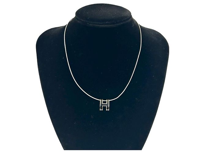 Hermès Collar Hermes Cage d H Plata