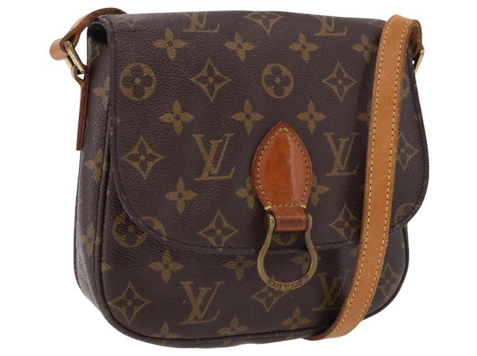 LOUIS VUITTON Monogram Saint Cloud MM Shoulder Bag M51243 LV