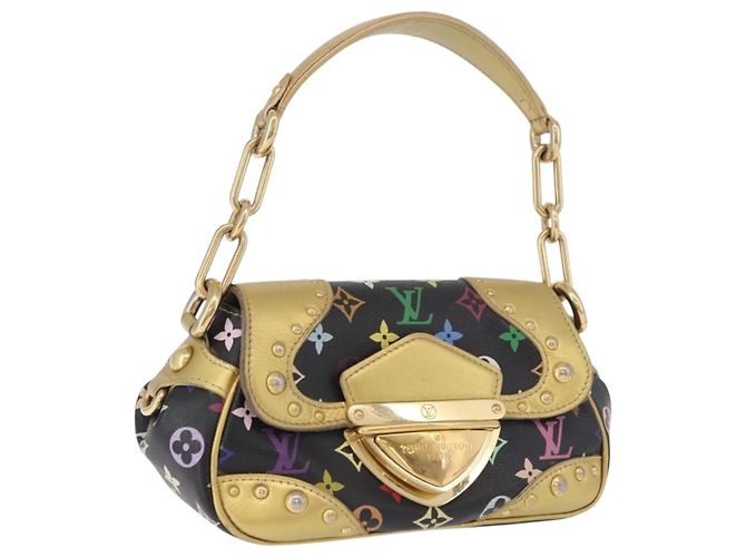 LOUIS VUITTON Monogram Multicolor Marilyn Bag Black M40207 LV
