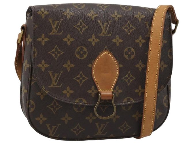 LOUIS VUITTON Monogram Saint Cloud GM Shoulder Bag M51242 LV