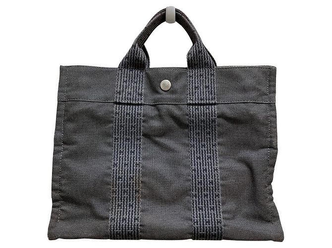 Hermès Herline PM Canvas Tote Bag Braun
