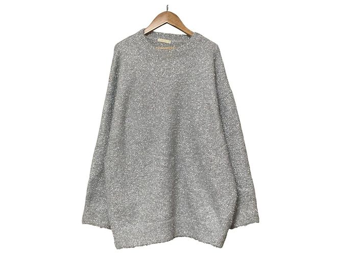 Autre Marque Abito da casa in maglia shaggy Marrone