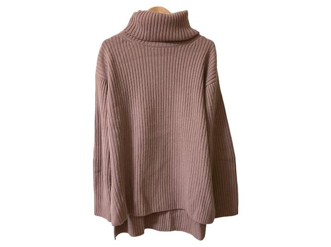 Autre Marque ADORE Rollkragenpullover aus reinem Kaschmir Lila