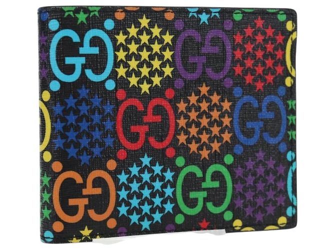 GUCCI GG Psychedelic Wallet PVC Multicolor 601089