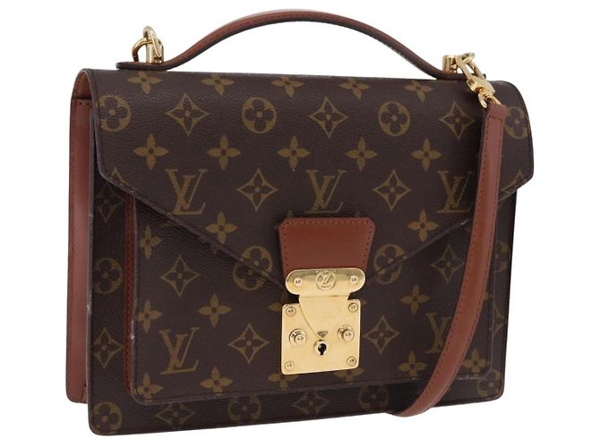 LOUIS VUITTON Monogram Monceau 26 Handtasche 2way M51187 LV