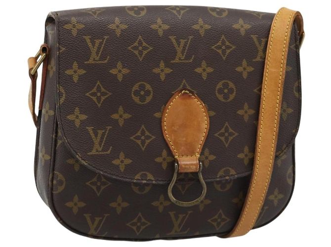 LOUIS VUITTON Monogram Saint Cloud GM Shoulder Bag M51242 LV