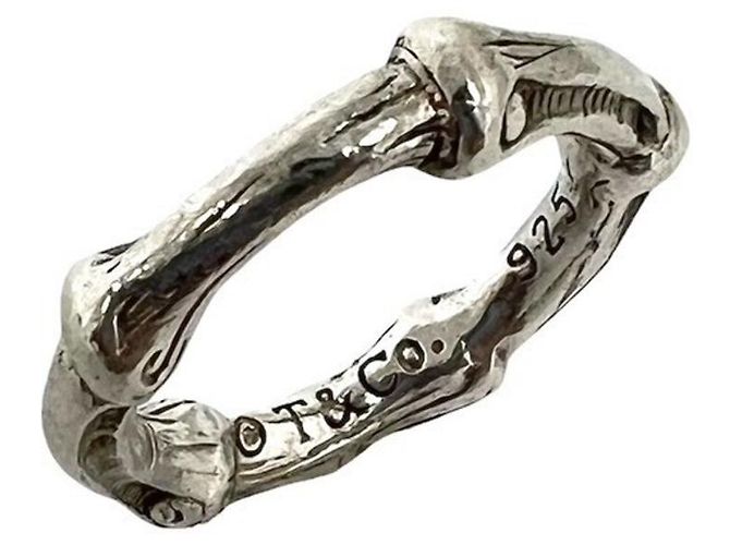 Tiffany & Co Tiffany Vintage Bamboo Band Ring Silber