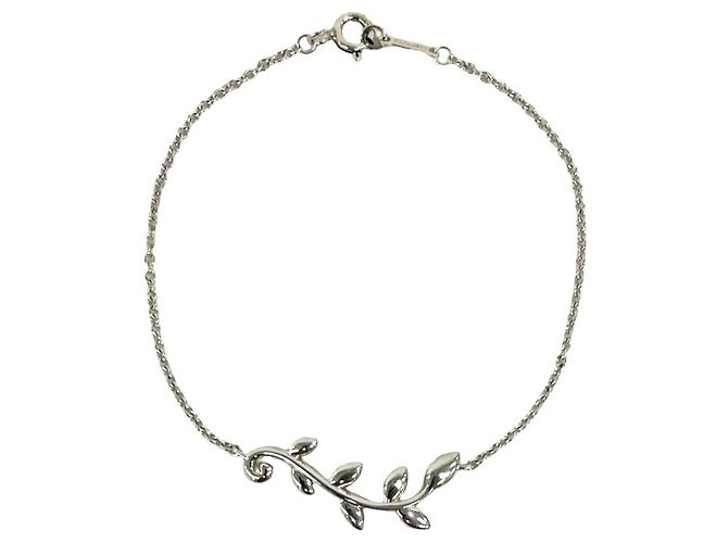 Tiffany & Co Bracciale Tiffany Vintage Leaf Argento