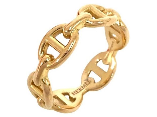 Ring Hermès Anello Hermes Enchainée PM in oro rosa 18K D'oro