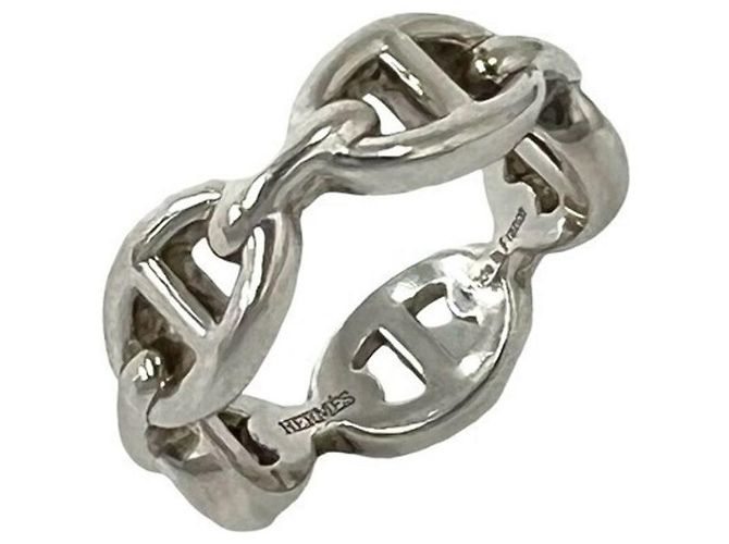 Ring Hermès Anel Hermes Enchainée em Prata 925