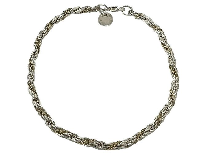 Tiffany & Co Bracciale Tiffany Vintage Twist Rope Argento D'oro