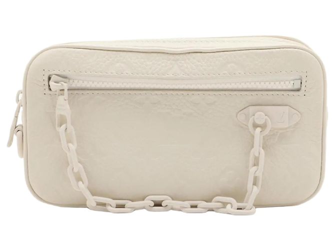 Louis Vuitton Monogram Empreinte Pochette Volga Branco