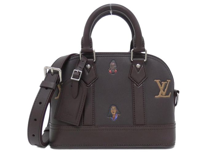 Bolsa de mão Louis Vuitton Alma Marrom