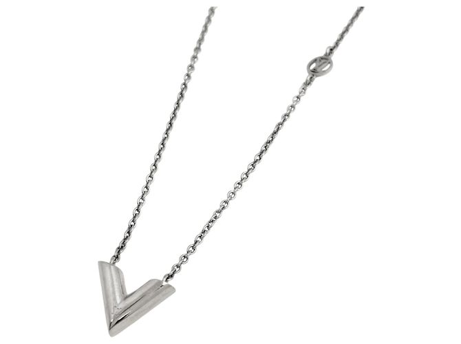 Collana Essential V Louis Vuitton Argento