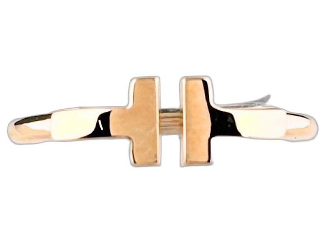 Tiffany T Anillo Tiffany & Co. T Wire en oro rosa