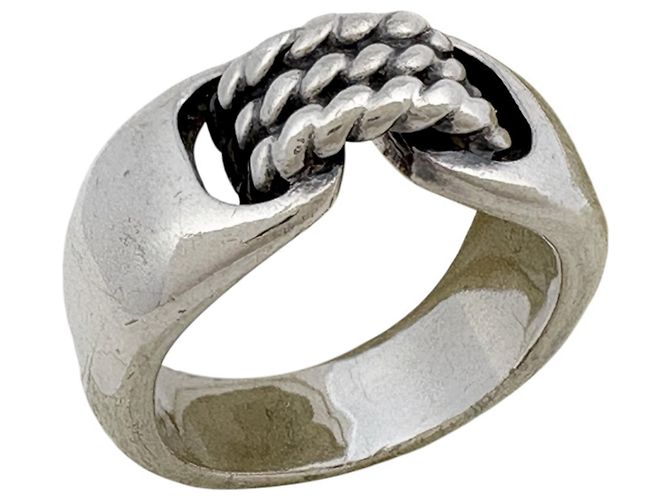 Hermès Chlorois Ring Silber
