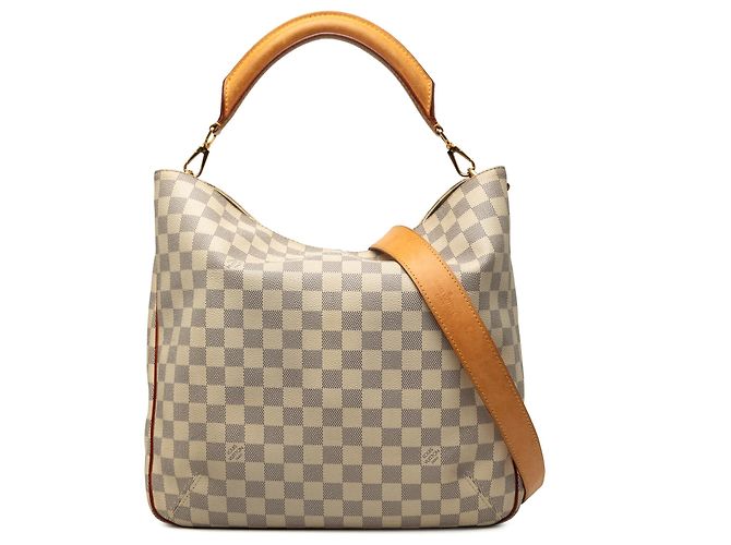 Louis Vuitton White Damier Azur Soffi Branco