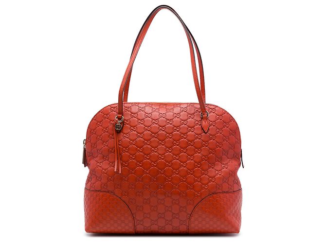 Gucci Orange Medium Guccissima Bree Dome Tote