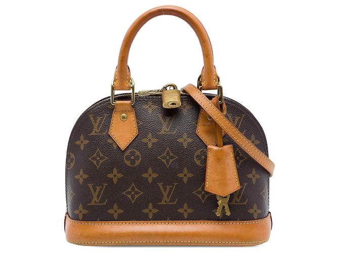 Louis Vuitton Brown Monogram Alma BB Marron
