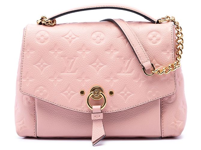 Louis Vuitton Pink Monogram Empreinte Blanche BB Rose