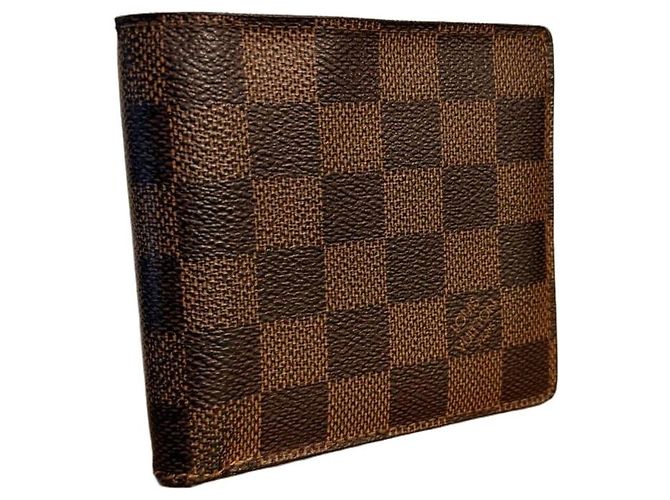 Louis Vuitton Damier Ebene Wallet Brown