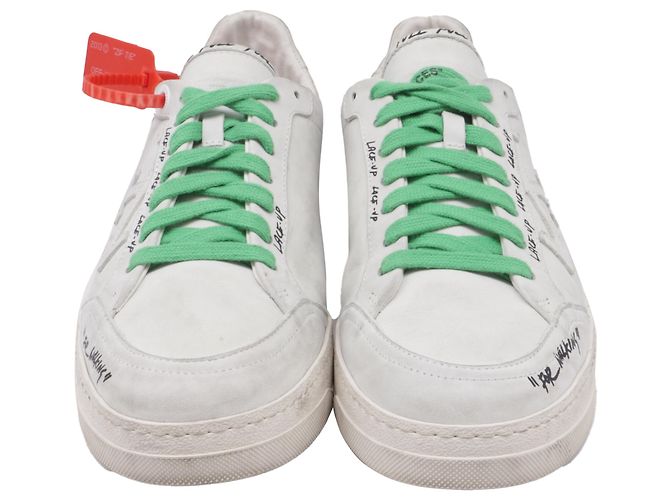 Off White Baskets Off-White Off-Court 2.0 Low en cuir blanc