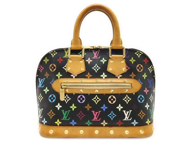 Sac à main Louis Vuitton Alma Monogram Multicolor Noir