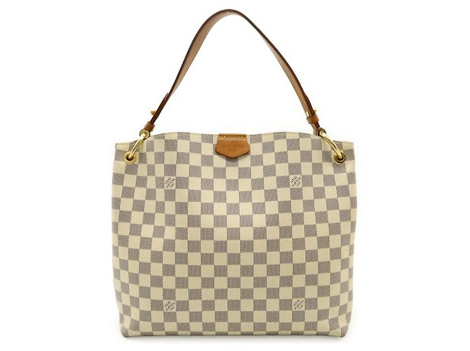 Borsa a tracolla Louis Vuitton Graceful PM Damier Azur Crudo