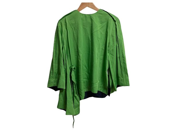 Autre Marque Pullover CYCLAS em rayon e seda Verde