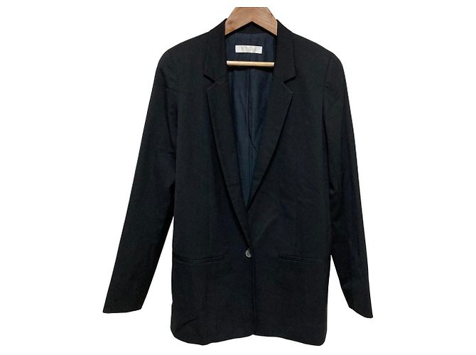Chloé Casaco ajustado Chloe em lã stretch Preto