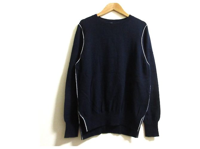 Autre Marque ENFOLD Wollstrickpullover Blau Marineblau
