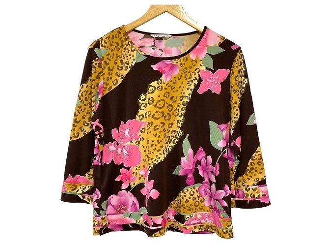 Autre Marque Blusa pullover a stampa floreale LEONARD SPORT Marrone