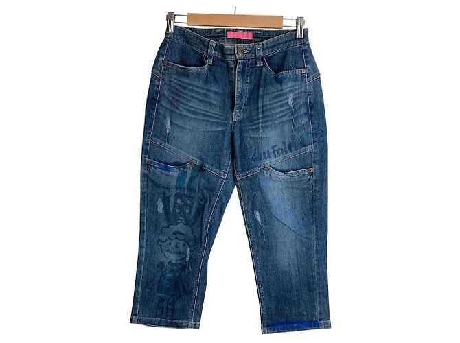Autre Marque Pantalones de denim Alberobello Azul