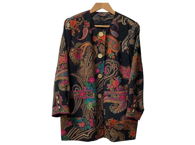 Autre Marque Giacca senza collo LEONARD Nero
