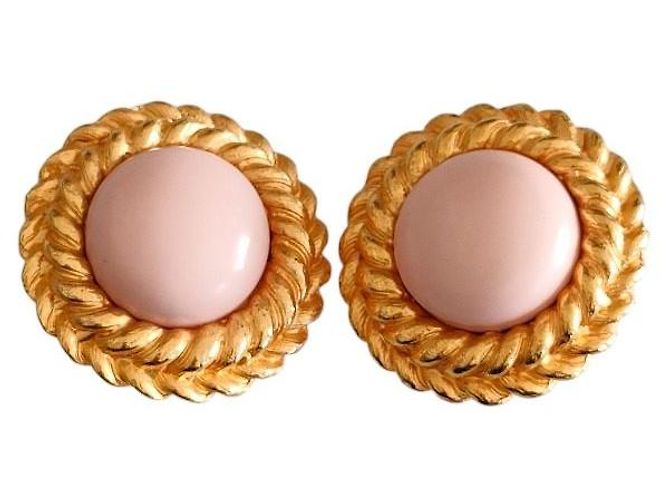 Autre Marque Orecchini a clip cerchio FOXEY Accessorio D'oro