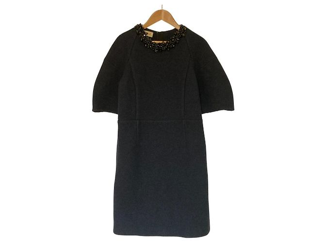 Marni Strickkleid Blau Marineblau