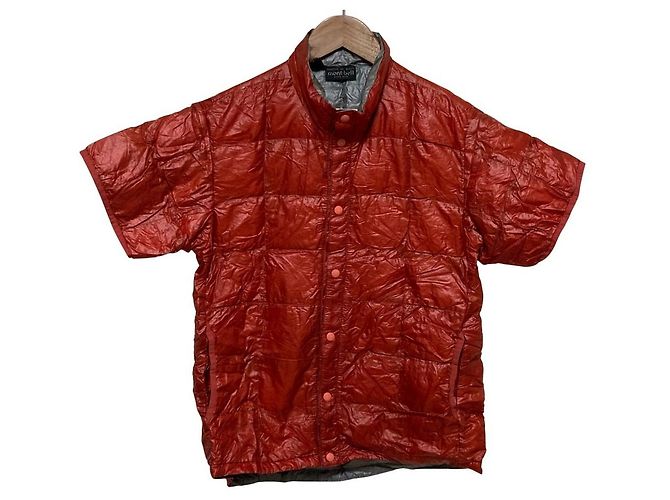 Autre Marque mont-bell U.L. Down Inner Down Half Sleeve Jacket Rosso