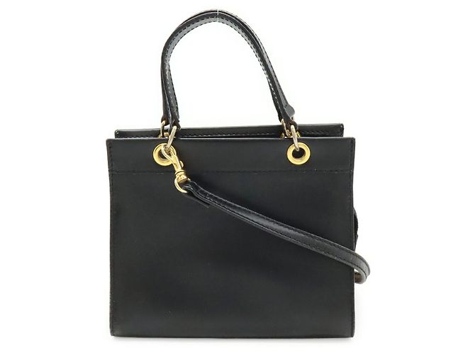 Céline Bolsa de mão 2way em couro Celine Preto