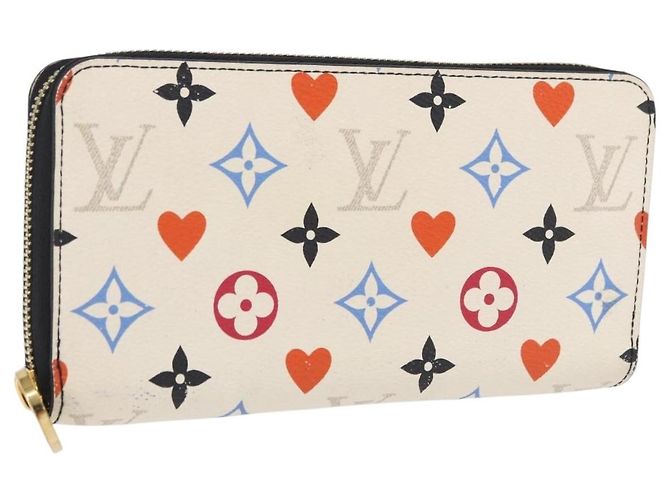 LOUIS VUITTON Monogram Game On Zippy Long Wallet White M57491 LV