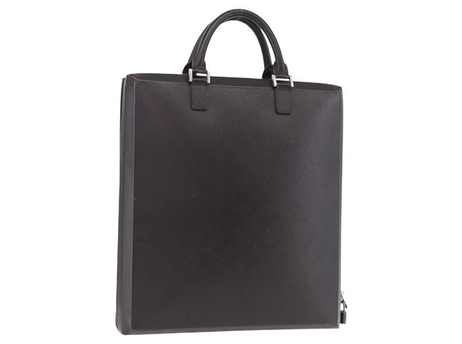 LOUIS VUITTON Monogram Grasse Erwin Hand Bag Brown M46580 LV