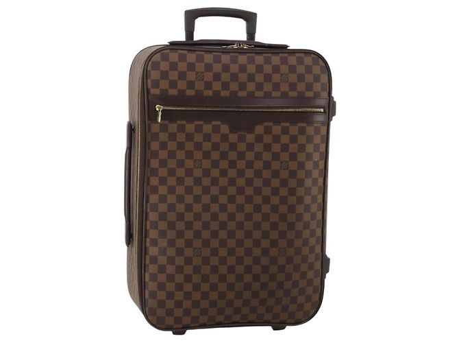 LOUIS VUITTON Damier Ebene Pegas 55 Suitcase N23294 LV Auth 199581A