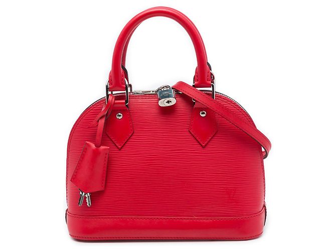 Borsa Louis Vuitton Epi Alma BB rossa Rosso