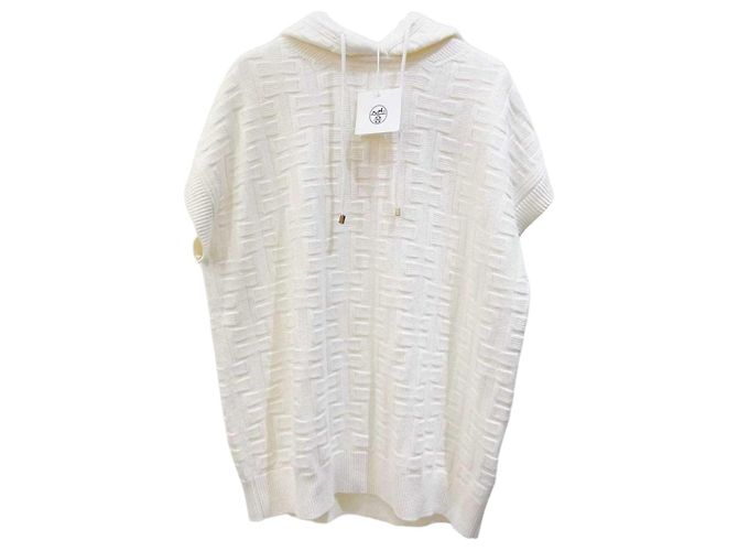 Hermès Twillaine Knitwear Bianco