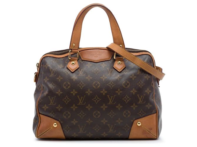 Louis Vuitton Monogram Retiro PM Satchel Tasche Braun